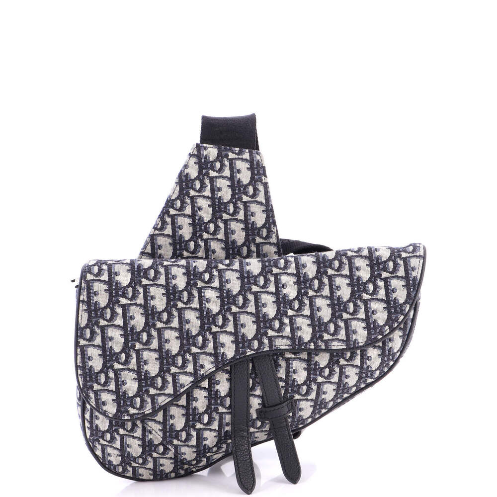 Christian Dior Saddle Crossbody Bag Oblique Canvas